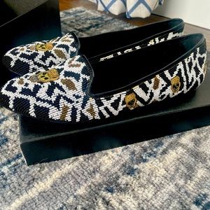 House of Harlow 1960 beaded loafers